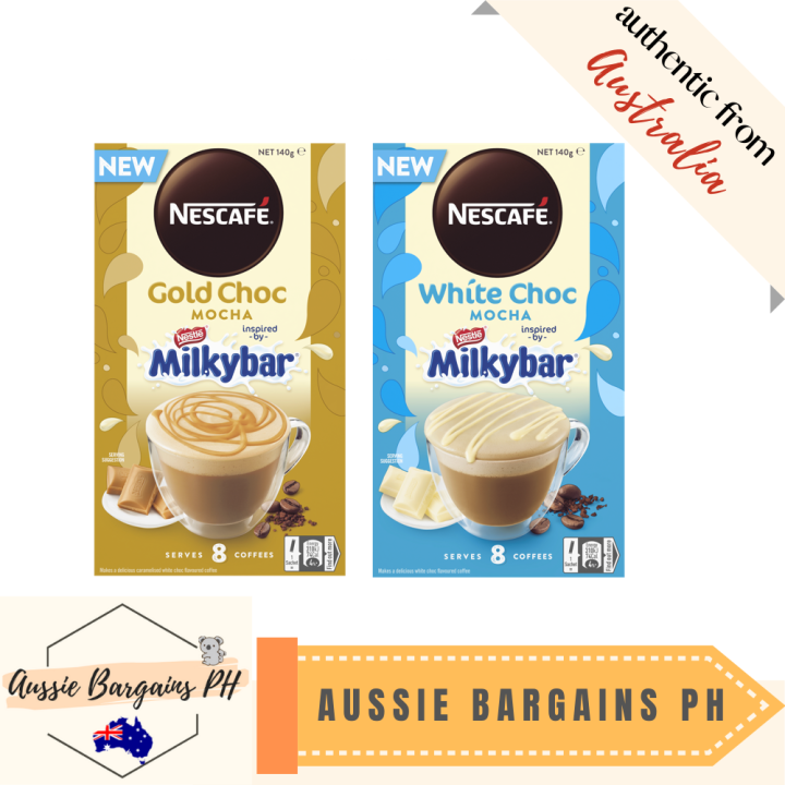 Nescafe White Choc Mocha Inspired By Milkybar Sachets 8 Pack ON SALE ...