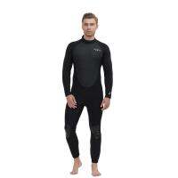 Manufacturer Wholesale Custom Logo 3mm Neoprene Triathlon Watersport Surfing Full Body Black Diving Wetsuit