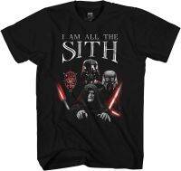 Star Wars All The Sith Darth Vader Maul Emperor Kylo Ren Tshirt