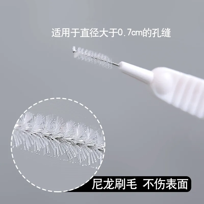 10pcs Mini Shower Head Cleaning Brush Scratch Proof Slip Proof Small Hole  Nylon Cleaner Brush f