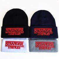 【cw】 Things Embroidery Hat Warm Knitted Fans Men Boys Elastic Birthday