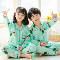 Kids Pajamas 2021 autumn winter Girls Boys Sleepwear Nightwear Baby Clothes Animal Cartoon Pajama Sets Cotton Childrens Pyjamas