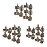 Guitar Small Size Pots A500K Potentiometers for Guitar Bass Parts (Pack of 30)