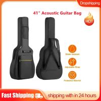 Waterproof Guitar Case Double Strap Padded Black Guitar Case Backpack Shoulder Strap Instruments Classical Guitar Bag For 41"