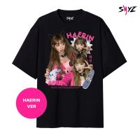 【HOT】เสื้อยืดพิมพ์ลายแฟชั่น [พร้อมส่ง] Newjeans Allmember ver เสื้อยืด ลายกระต่าย Haerin Minji Hyein Danielle Hanni100%cotton