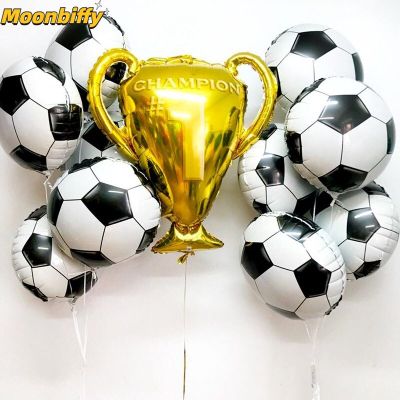 Football Themed Birthday Party Decoration Trophy Balloon Combination Set Background Decoration Supplies Birthday Decoration Balloons