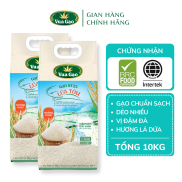 Combo 2 Túi Gạo ST25 Lúa Tôm - Chính Hãng Vua Gạo - Túi 5kg Cam kết date