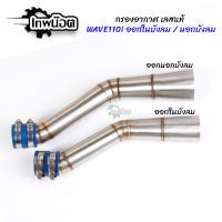 ท่อกรองเลส Wave110i - Dream / ออกนอกบังลม - ออกในบังลม คอกรองเลส กรองอากาศ คอกรอง คอกรองเลส คอกรองเวฟ/ดรีม110i [เพทน๊อต]