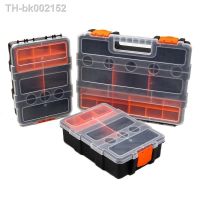 ﹍❡♀ Tool Box Organizer Hardware Tool Storage Parts Box Multi-functional Detachable Plastic Containers Screws Nuts Tools Case