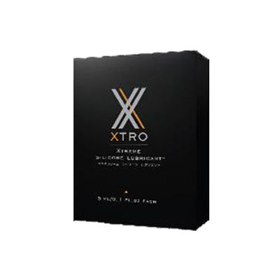 XTRO Silicone 1 Box (ใช้นาน เหมาะกับผู้ที่มีน้ำหล่อลื่นน้อย หรือประตูหลัง)