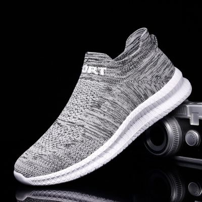 Shoes for Men Socks  2023 Fashion Trend Casual Footwear Mens Knitted Mesh Outdoor Sneakers Mens Slip-on Sock Tenis Sport Shoes