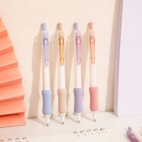 ♗ Mechanical Pencils with Soft Protection Refill Writing Pens 0.5Mm Office Stationery School Supplies Gifts for Kids