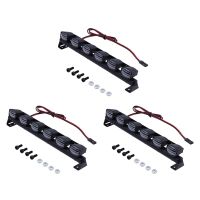 3X RC Car Light Bar Kit 6 LEDs Body Shell Roof Lights for 1/10 RC Crawler Car Truck Accessories