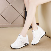 Vulcanized Shoes Wedges Sneakers For Women Elevator Shoes Brand Sneakers Increase Within Women Casual Shoes White Sneakers Tenis