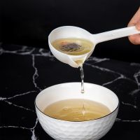 ∏ 1Pc Antiskid Design Meal Dinner Scoops Tableware Colander PP Long Stalk Spoon Kitchen Strainer Rice Ladle Soup Spoon Solid Color