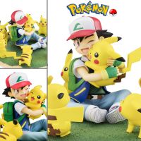 Figure ฟิกเกอร์ จากการ์ตูนเรื่อง G.E.M. Series Pokemon Pocket monsters โปเกมอน พ็อกเก็ตมอนสเตอร์ Satoshi Ash Ketchum &amp; Pikachu Many พิกะจู &amp; ซาโตชิ แอช เคตชัม Ver Anime Hobby โมเดล ตุ๊กตา อนิเมะ การ์ตูน มังงะ ของขวัญ Doll manga Model New Collection Gift