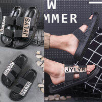 Mens Fashion Slippers ฤดูร้อนใหม่ฉบับภาษาเกาหลีของผู้ชายบ้านในร่มและกลางแจ้งรองเท้าแตะลื่นรองเท้าแตะชายหาดรองเท้าแตะชาย