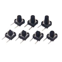 50PCS 6x6mm Side 2Pins Push Button Switch Mini Panel PCB Momentary Tactile Tact Switch DIP 2pin 6x6x4.3/5/6/7/8 MM 6*6*4.3MM