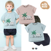 [MILKMILE]ชุดเด็ก เสื้อยืด และ กางเกงขาสั้น [Korea Brand] T-Shirt + Pants Set / MOPUSE09