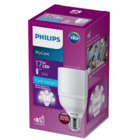 PHILIPS หลอดไฟแอลอีดีไบร์ท 17W ขั้ว E27 6500K แสงคูลเดย์ไลท์ ร้าน KaideeShop39