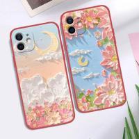 เคสโทรศัพท์ปิดขอบตรงสำหรับโทรศัพท์13 12 11 Pro Max Xs X Xr 8 7 Plus SE 2022เคสซิลิโคนนิ่ม