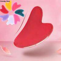 1pc Heart Shape สปานวดขี้ผึ้ง Guasha Scraping นวด Scraper Face Massager ฝังเข็ม Guasha Board นวดสำหรับใบหน้า-Piejt