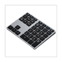 1 Set Bluetooth Number Pad Portable Slim Bluetooth Numpad for Laptop, Mac,PC, Desktop