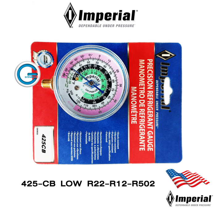 imperial-หัวเกจ-อิมพีเรียล-425-cb-ทางต่ำ-low-r-22-r-12-r-502-สำหรับแทน-gauge-heads-for-all-manifolds