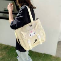 Sanrio Kuromi Cartoon Cute Handbag Versatile Shoulder Bag Student Crossbody Bag Fashion Large Capacity Personalized