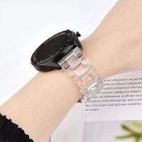 22mm 20mm Transparent Band for Samsung Galaxy Watch 3 4 40/44m 41/45mm Women Plastic Strap for Amazfit Huawei GT2/3 42mm Correa Straps