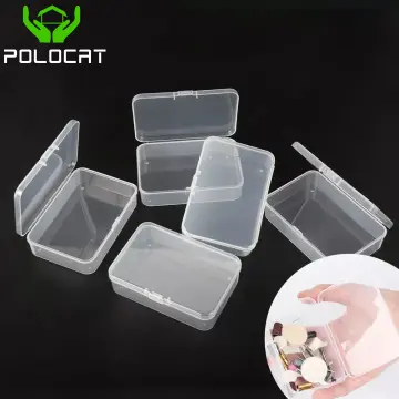 Mini Boxes Rectangle Clear Plastic Jewelry Storage Case Container Packaging  Box