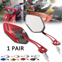 2pcs Universal Motorcycle Rearview Mirror Moto CNC Side Mirrors For YAMAHA ys 150 tmax 530 tdm 850 fz6n mt10 c8 nmax 155 fazer8