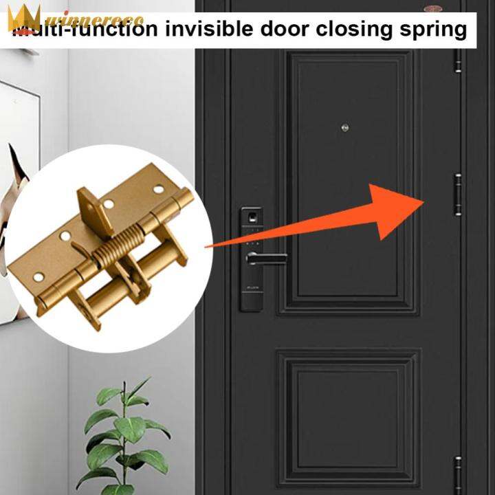 Self Closing Spring Door Hinge Invisible 4 Inch Automatic Door Closer