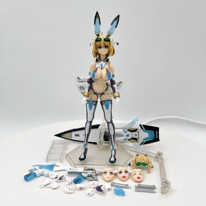 figma-530ชุดกระต่ายการวางแผน-sophia-f-สั่นหุ่นสาวอะนิเมะโซเฟีย-f-shirring-ของเล่นตุ๊กตาโมเดลสะสมตุ๊กตาขยับแขนขาได้
