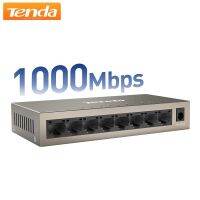 J28 Tenda TEG1008M กิกะบิต Swicth เดสก์ท็อปอีเทอร์เน็ต16Gbps 8พอร์ต10/100/1000Mbps เครือข่ายเพล็กซ์เต็มรูปแบบ6KV ป้องกันฟ้าผ่า