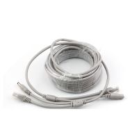 สายเคเบิลเครือข่าย12V RJ45เครือข่ายกล้องวงจรปิด DC สายเคเบิล20M สำหรับ + Lan สาย IP ขั้วต่อไฟฟ้า