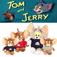 Cartoon Jerry Tom And Sweater Plush Toy Soft Pillow Doll Gift Children Birthday