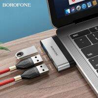 ข้อเสนอจำกัดเวลา Borofone Type C เพื่อ USB 3.0 2. 0แท่นวางมือถือสำหรับแมคบุ๊กโปรแอร์ TypeC ตัวแยก3.0 USB ฮับ USB C สำหรับ Pro MatePad