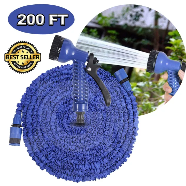 Magic Hose 30m 50ft 100ft 125ft 150ft 0ft Expandable Flexible Plastic Hose With Spray Gun Lazada Ph