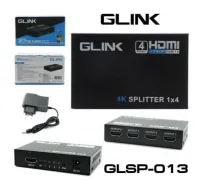 สปิตเตอร์ Glink HDMI Splitter V1.4 1X4 กล่องแยกสัญญานภาพ 1 ออก 4 จอ อย่างดี✨