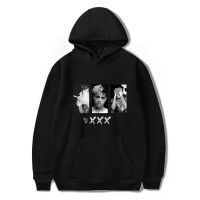 ▬☒ Rap XXXTentacion ขนาดใหญ่ เสื้อฮู้ดสเวตเตอร์ แขนยาว สำหรับผู้ชายและผู้หญิง XXS-4XL 718