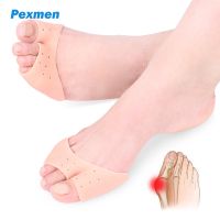 ஐ✼ Pexmen 2pcs Silicone Forefoot Pads Honeycomb Toe Separator Soft Gel Pain Relief Insoles Prevent Feet Callus Blisters Corn