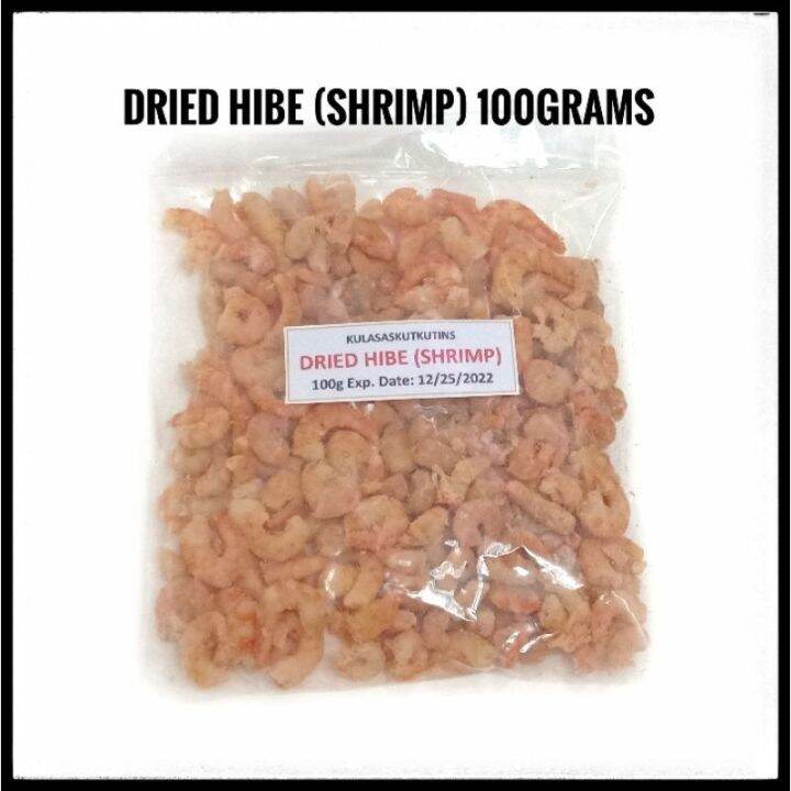 Dried Hibe (Dried Shrimp) 100 grams and 200 grams Lazada PH