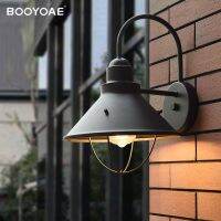 Retro Wall Light Exterior E27 Waterproof Porch Balcony American Bulb Farmhouse Wall Sconce Lamp  Front Porch Outdoor Lighting