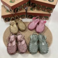 - Mini Melissa รองเท้าแตะลําลอง ส้นเตี้ย เจลลี่กลวง สไตล์โรมัน แฟชั่นสําหรับเด็ก 2022