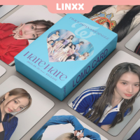 LINXX 55 Pcs TWICE  HARE HARE Album Lomo Card Kpop Photocards  Postcards  Series