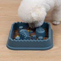 Slow feeder dog bowl ชามอาหารสำหรับฝึกให้ทานช้าลง ชามช่วยลดการสำลัก