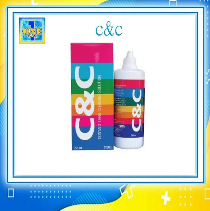 C&C Contact Lens Cleaning Solution 60ml. Lazada.co.th