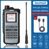 SenHaiX 8600เครื่องส่งรับวิทยุอากาศวง Uvhf Dual B And PTT IP54แฮมสองทางวิทยุแบบพกพากันน้ำรับส่งสัญญาณเพิ่มชาร์จ USB