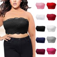 Womens Tube Top Sexy Lace Lingerie Invisible Push Up Bralette Seamless Strapless Bra Lady Underwea Summer Chest Wraps Crop Top